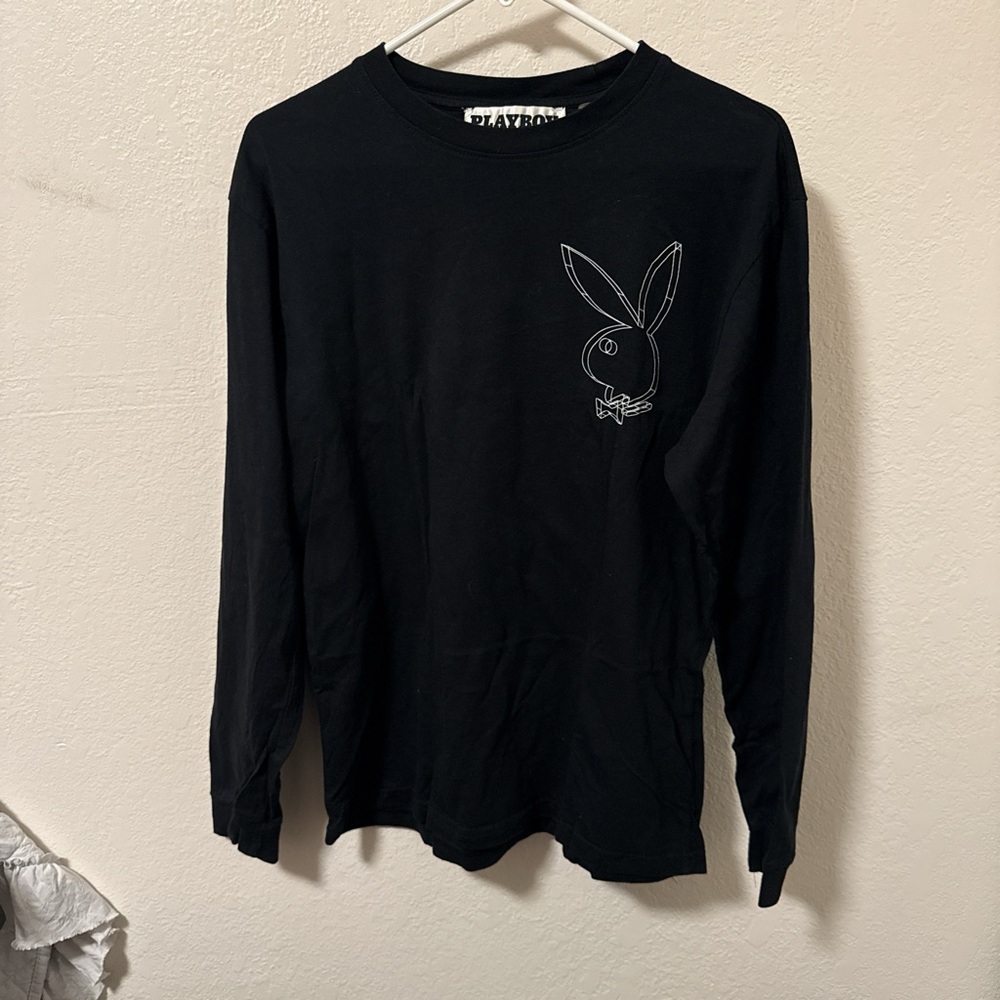 PLAYBOY Black Long Sleeve Tee
